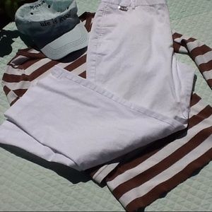Lauren Active (Ralph Lauren) white capris
